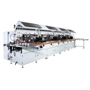 4 Colors Automatic UV Silk Screen Printing Machine