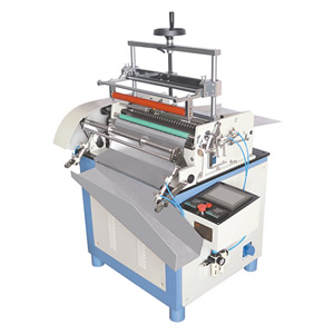 Semi-Auto Hot melt Paper tube labeling machine 